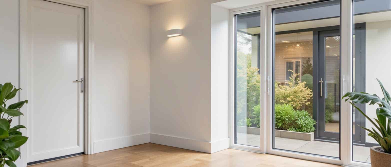 Пластиковые двери REHAU